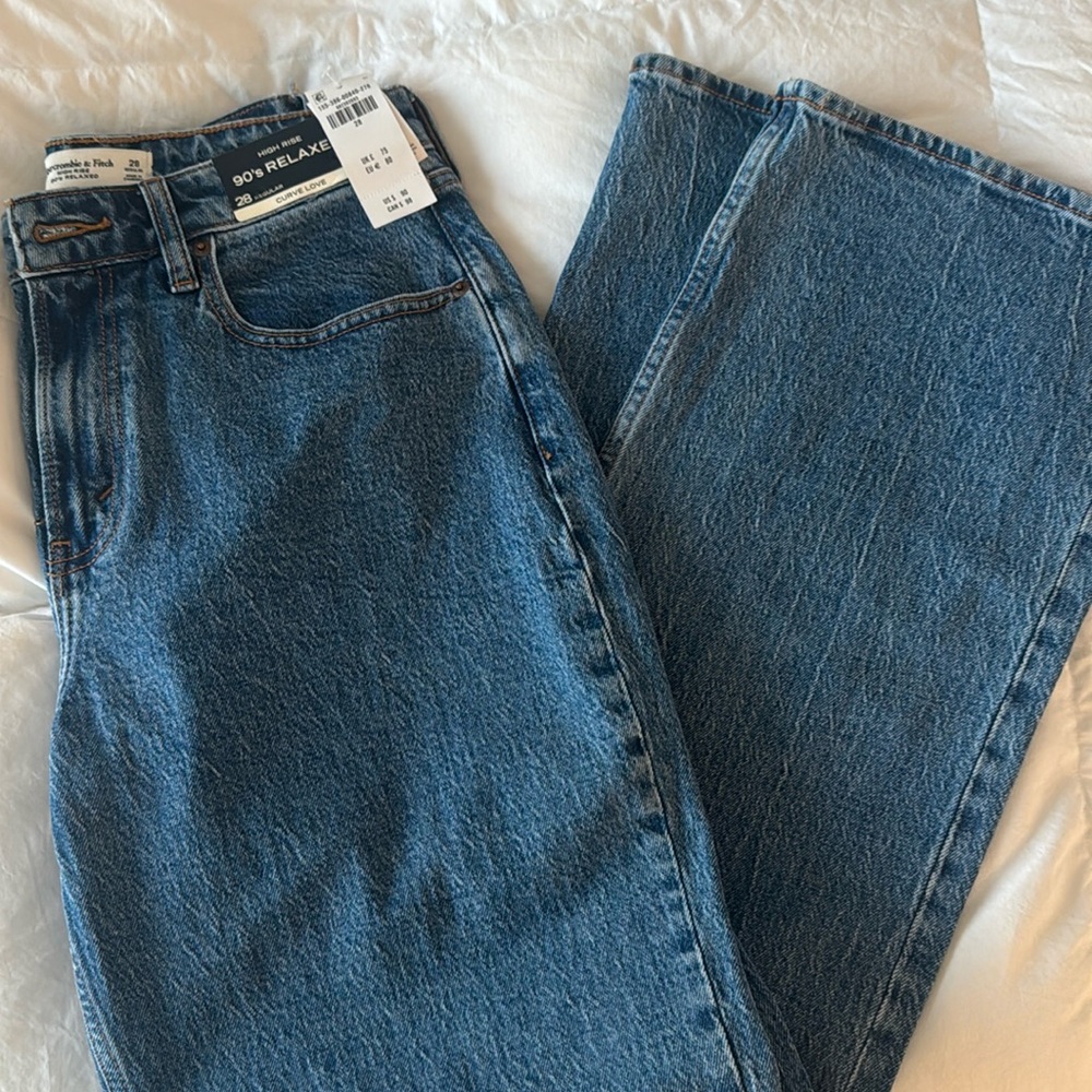 Abercrombie high rise jeans